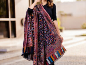 Women’s Kani Wool Shawl Black