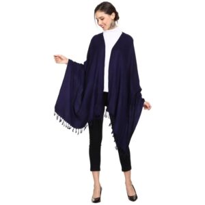 PLAIN VISCOSE STOLE WITH SELF PATTERN