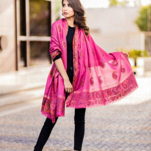 Women's Kani Wool Shawls Pink
