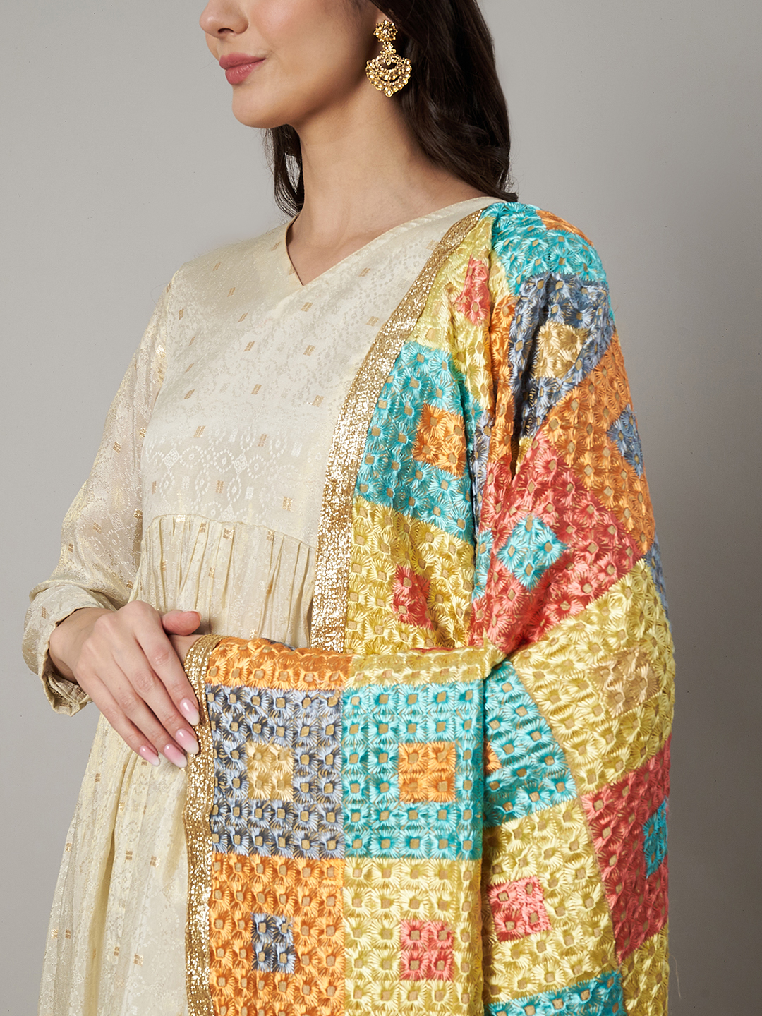 Women's Phulkari Dupatta - Image 4