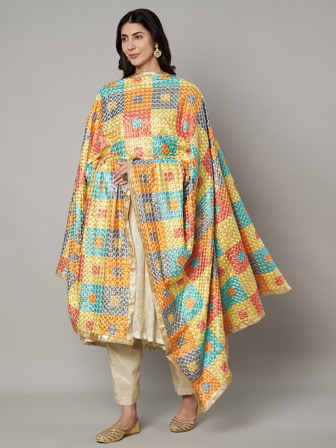 Women's Phulkari Dupatta - Image 3