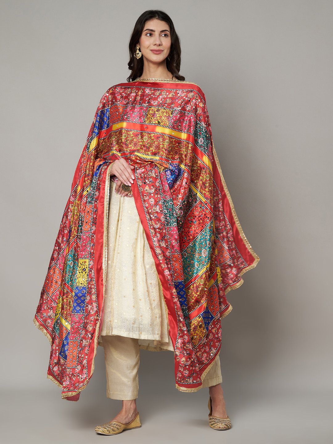 Women's Printed Pakistani Dupatta - Image 5