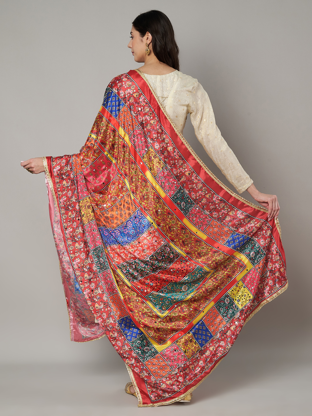 Women's Printed Pakistani Dupatta - Image 6