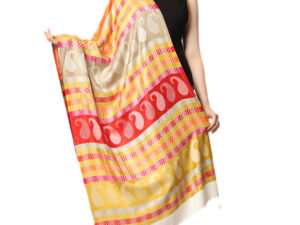 Women's All Season Viscose Wool - Multicolored Stole