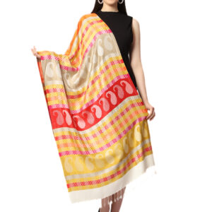 Women's All Season Viscose Wool - Multicolored Stole