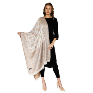 White Reversible Soft Viscose Stoles/wraps