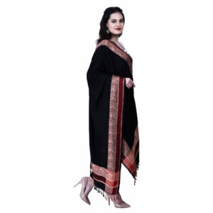Women's Viscose Wool Jamawar Border Stole