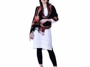 Women's Viscose Wool Jamawar Border Stole