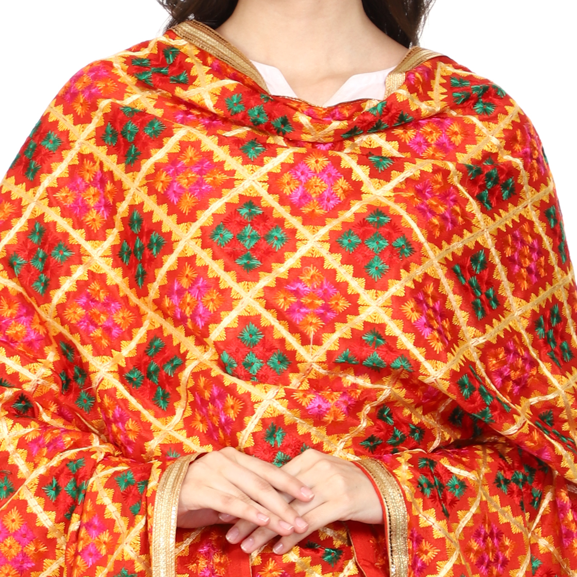 Women's Phulkari Dupatta - Image 5