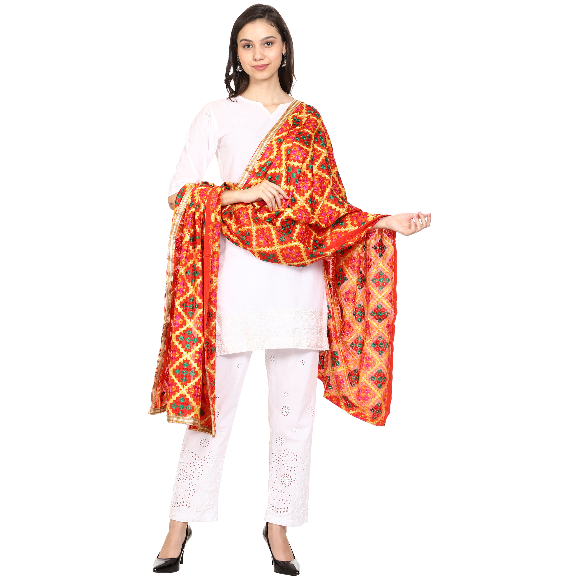 Women's Phulkari Dupatta - Image 4