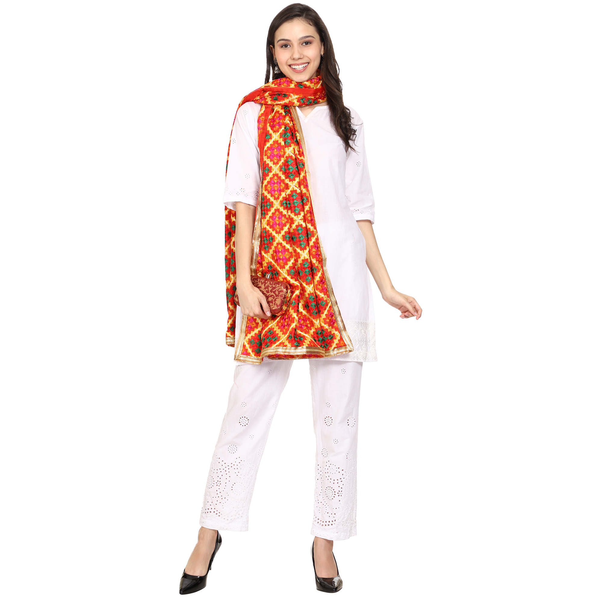 Women's Phulkari Dupatta - Image 3
